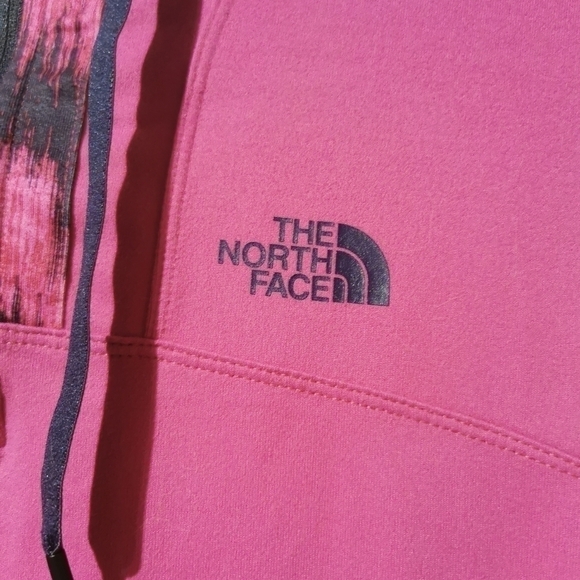 NORTH face long hooded w thumbholes and front pockets sports top - Picture 4 of 7